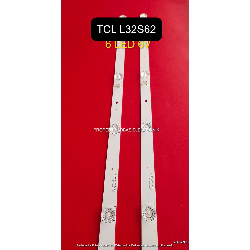 led backlight LCD LED TV TCL 32 inchi tcl  L32S62