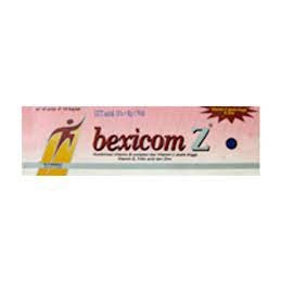 Bexicom Z / vitamin c 750 mg B E Zinc ( 1 strip 10 tab)