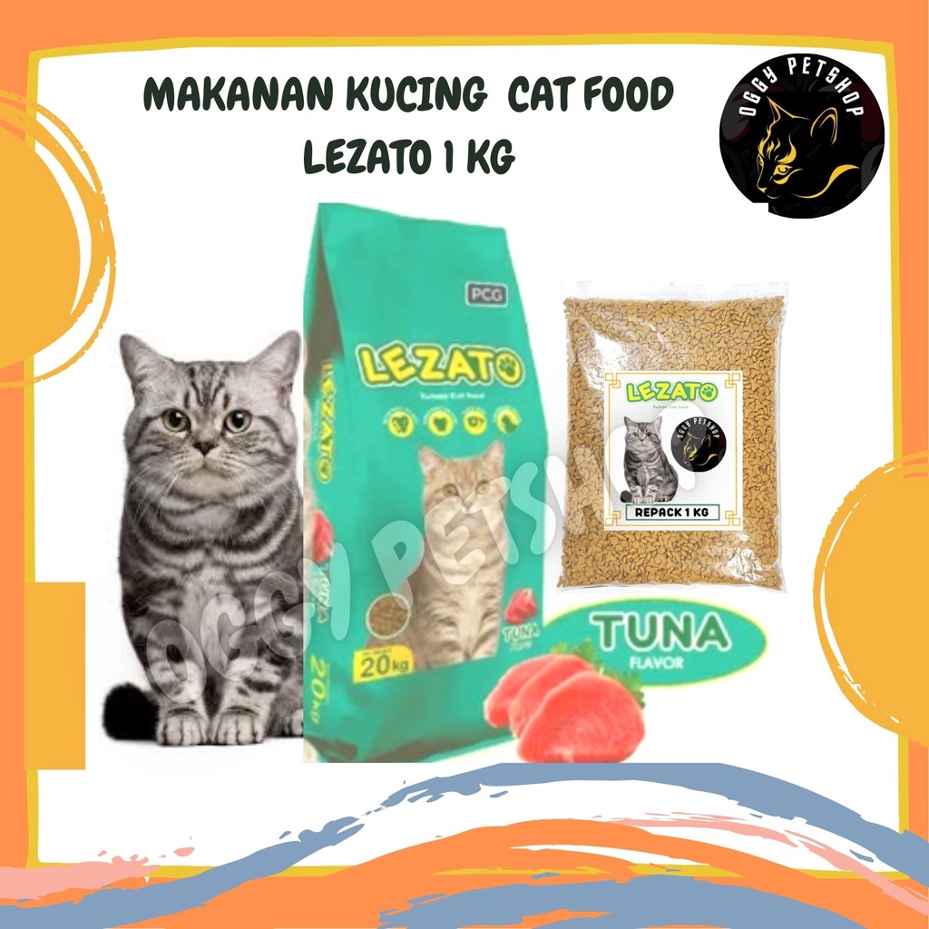 Makanan Kucing LEZATO Kemasan 1 Kg | LEZATO 1Kg