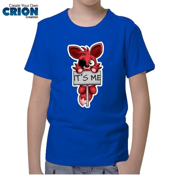 Kaos Five Nights At Freddy;s Anak - Foxy It's Me - By Crion