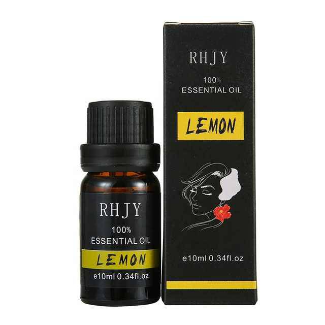 LEMON ESSENTIAL OIL PURE 100% AROMATHERAPY AROMATERAPI MINYAK ATSIRI MURNI RHJY LEMON
