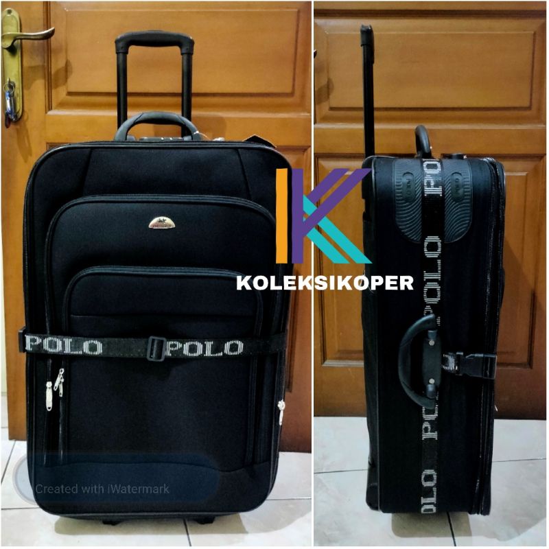Koper Polo Twin Original Kanvas Roda 2 ukuran Besar 28 inch