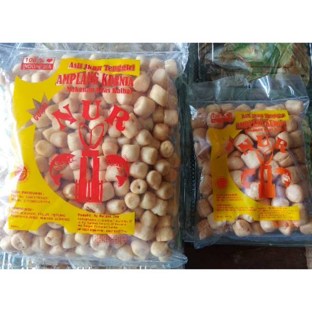 Jual Snack Amplang Ikan Tenggiri Asli Nur Khas Kalimantan Barat Uk