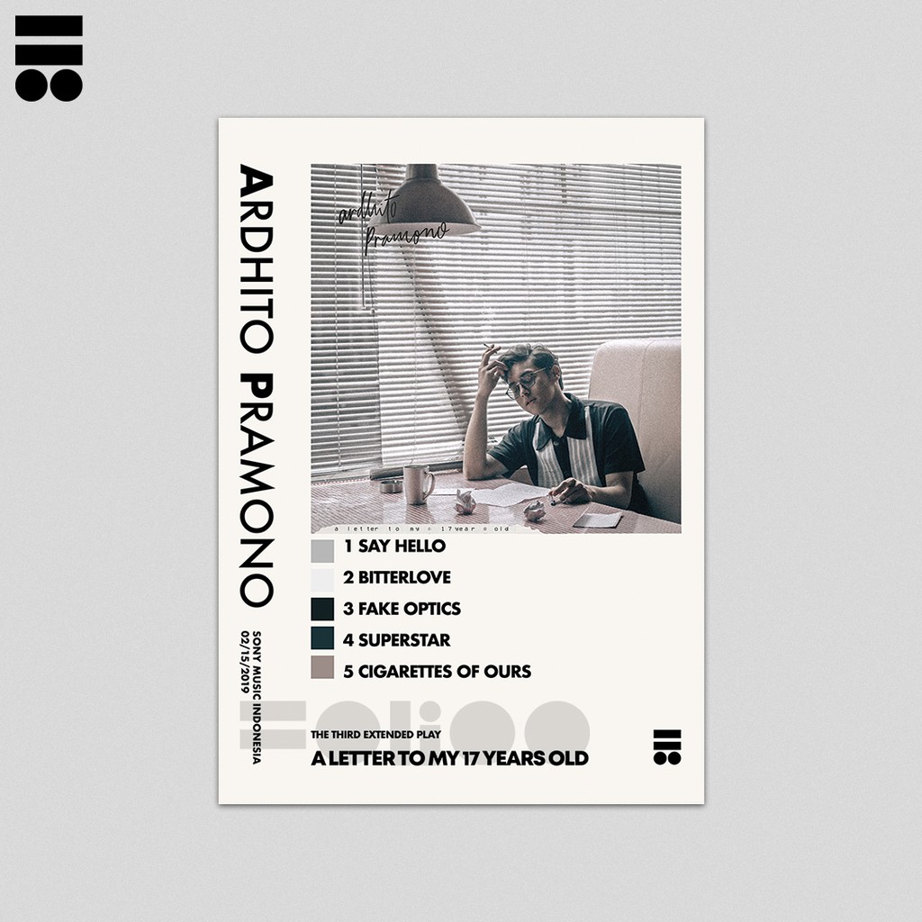 Ardhito Pramono - A Letter to My 17 Years Old Poster