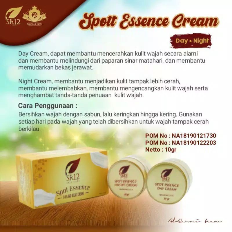 spot essence cream skincare sr12
