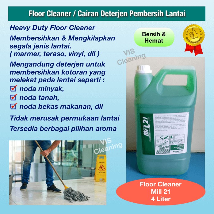 Floor Cleaner / Cairan Pembersih Lantai Mill 21( Jerigen 4 L )