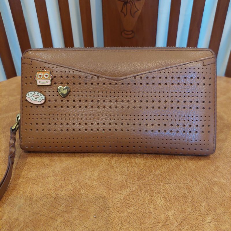 Dompet Fossil Caroline Zip Saddle