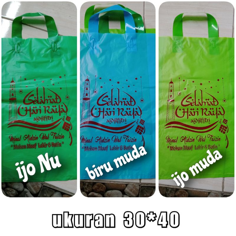 

plastik lebaran ECER isi 10 / plastik idul fitri