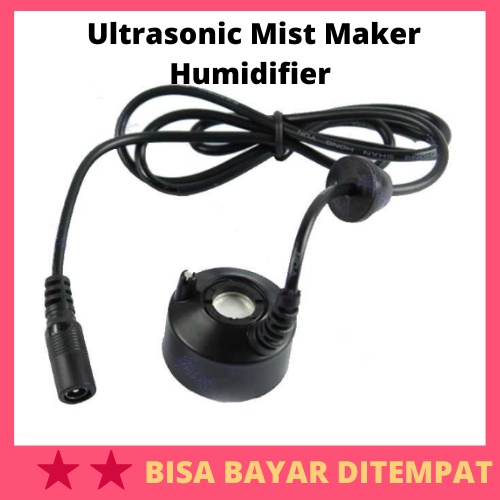 Ultrasonic Mist Maker Humidifier Alat Mesin Machine Pembuat Uap Kabut Asap Fog Fogger Embun Air Kola