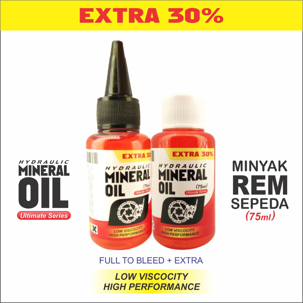 Mineral Oil Minyak Rem Sepeda Hidrolis Hydraulic fr shimano altus maguro tektro 75ml Ultimate series