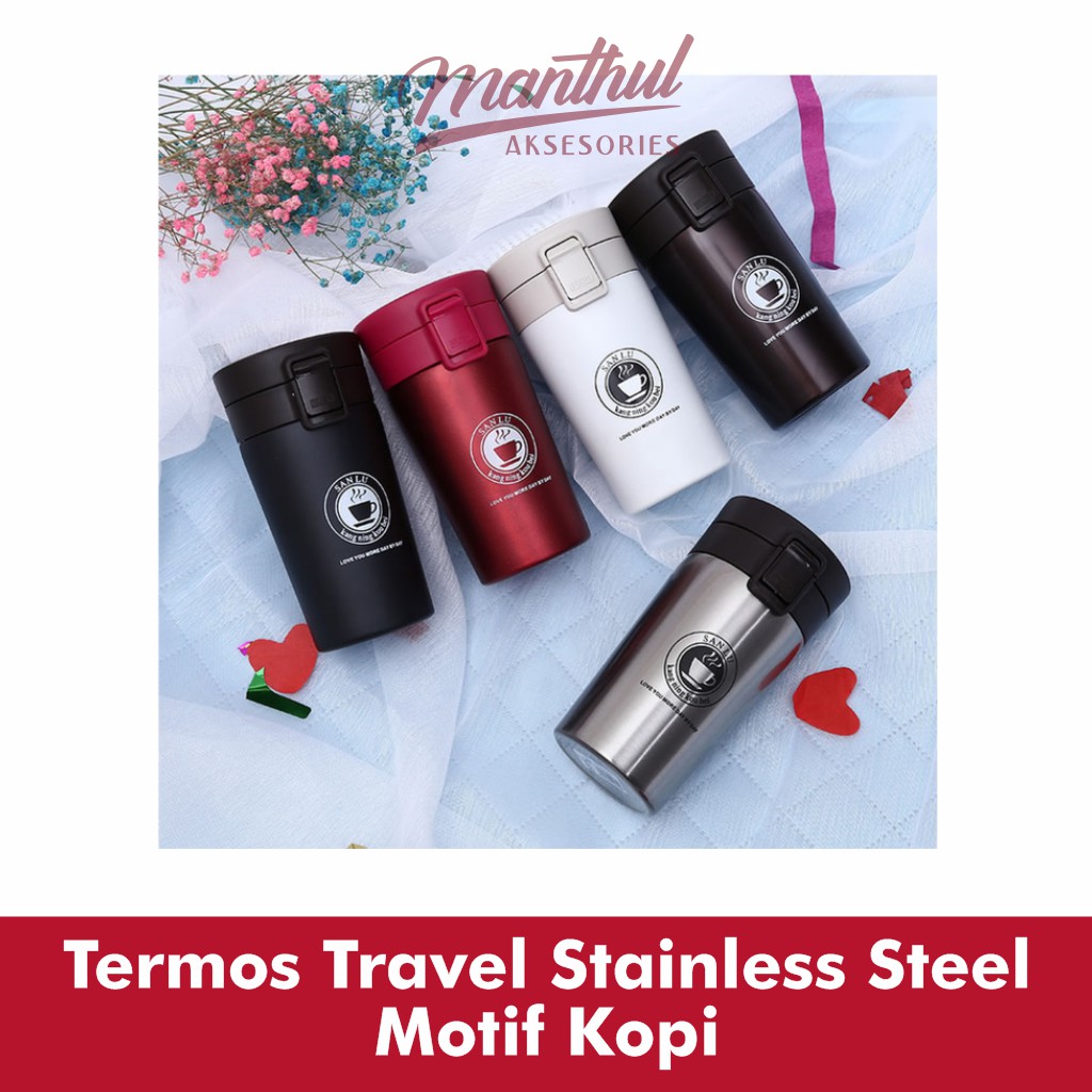 Termos Travel StainlessSteel Motif Kopi