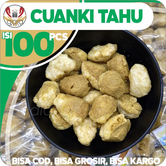 

- BARU Cuanki Baso Tahu Kering ISI 100 untuk Seblak dan baso aci