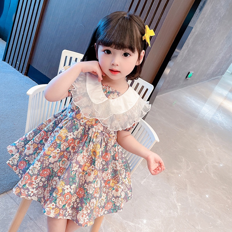 Dress Korea Suji uk 1-5 Tahun / Gaun Anak Perempuan Baby Korea Style Kualitas Impor Blouse Casual Babycinnamon