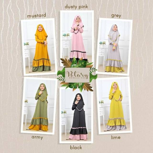 BTARY BY ORIBELLE/ GAMIS COUPLE IBU ANAK/ GAMIS SYAR'I/ GAMIS ORIBELLE/ GAMIS COUPLE PREMIUM