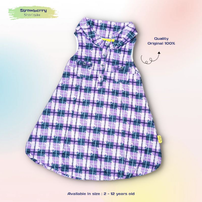Dress Anak Perempuan Original Strawberry Shortcake ST008