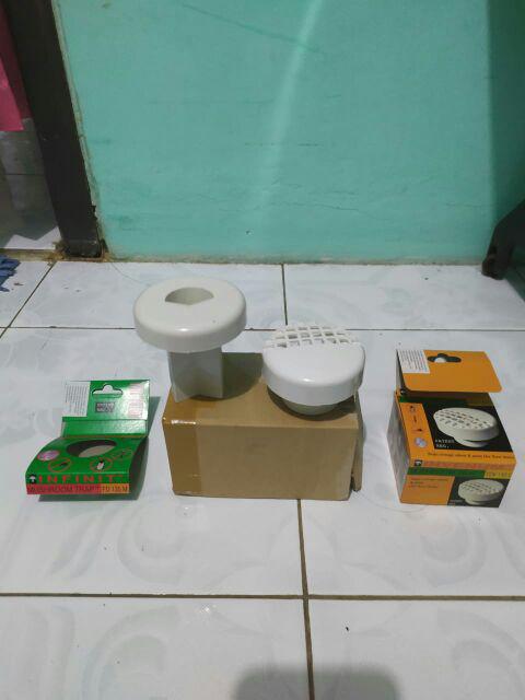 Pencegah Bau Got & Kecoa Utk Saluran Toilet / Kamar Mandi (toto/san Ei). Fd 135 M. Mushroom Trap.