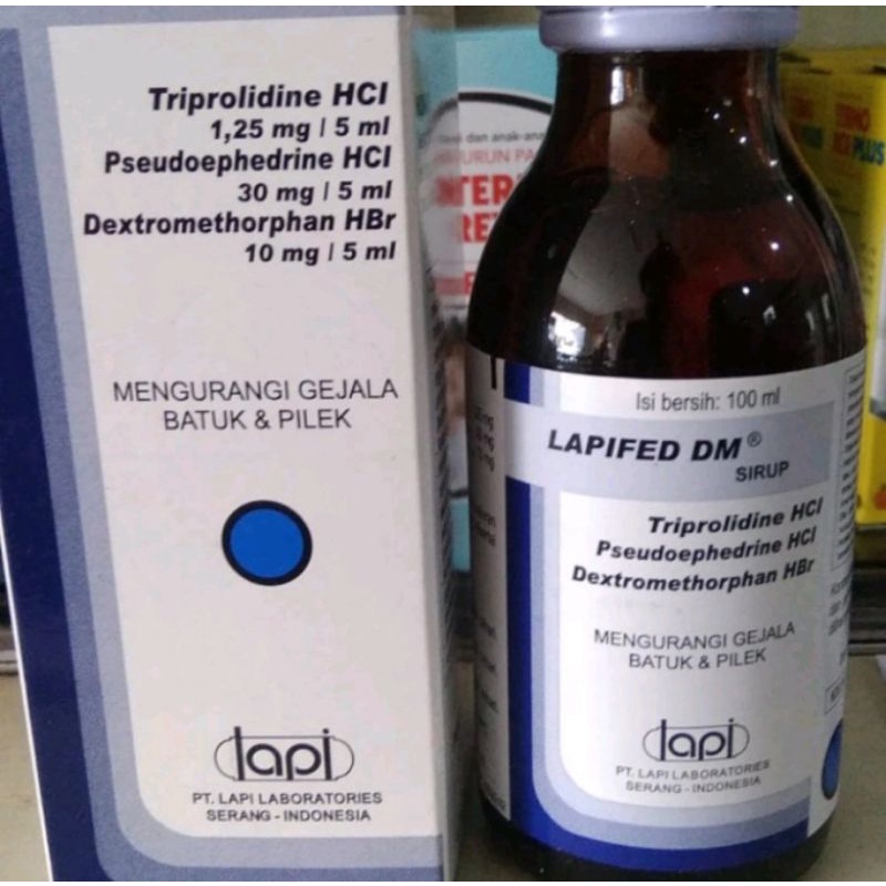 LAPIFED DM SYRUP 100 ML/LAPIFED 1 STRIP 10 TABLET
