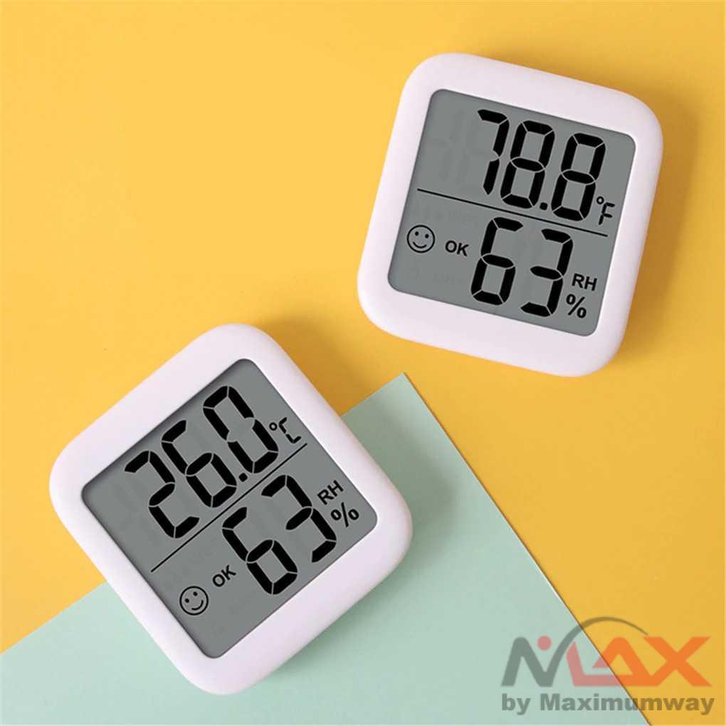 Xinxiang Thermometer Hygrometer Sensor Digital LCD Display - ZL002 Warna Putih