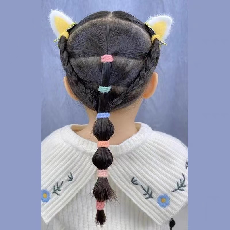 (Hello Girl)F94 1Set Jepit Rambut Anak Lucu Motif Telinga Kucing Jepit Rambut Model Korea Import