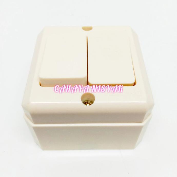 Terlaris Saklar Seri Ob Bright-G / Saklar Double Bright-G Bergaransi