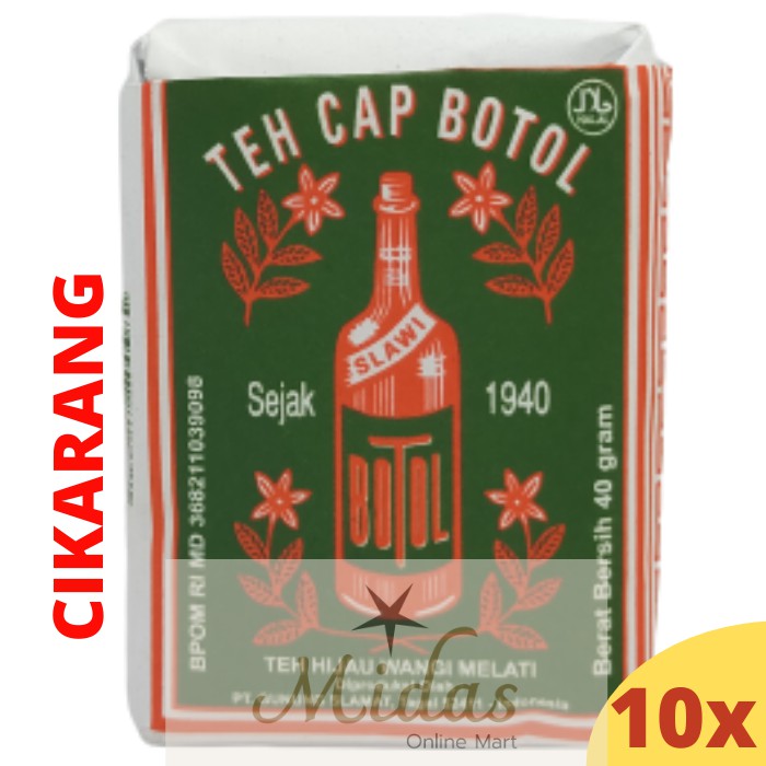 

Teh Botol Hijau 10 pcs x 40 gram