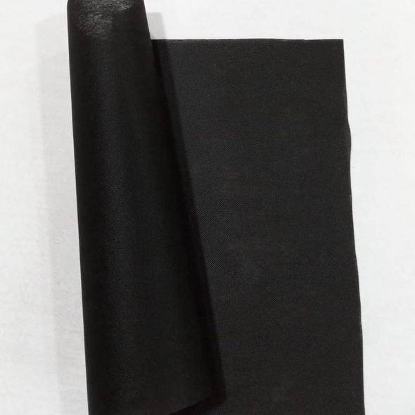 kain spunbond Hitam per meter 75 gsm lebar 160 cm kain Bucket Bunga premium