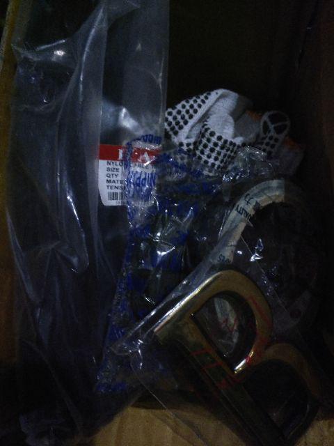 Sarung Tangan Kain Bintik Hitam Serbaguna / Tukang / Industri