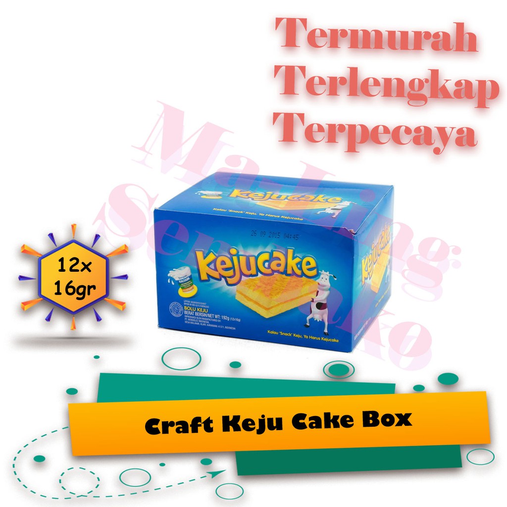 

KRAFT KEJU CAKE ISI 12PCS, Kue, Snack, Cemilan, Makanan Ringan, Bolu, Kue Keju
