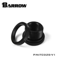 BARROW TCDZS-V1 Threaded Pass Through G1/4 F-F Fitting - Black