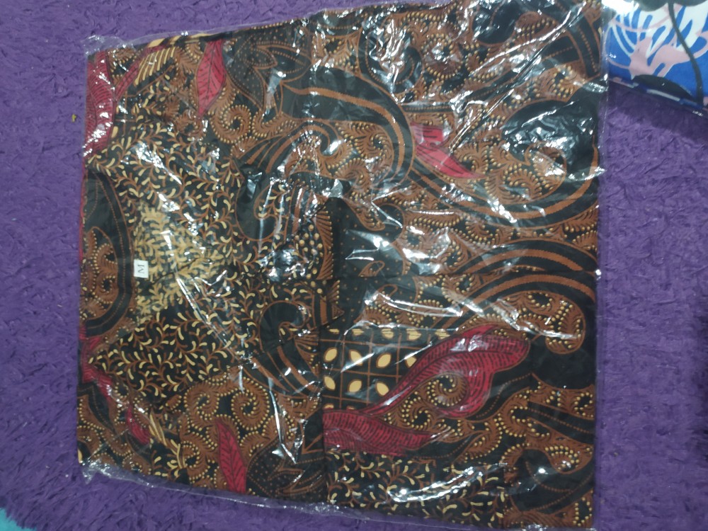 Atasan Pria Kemeja Batik Tradisional Lengan Panjang• Baju Batik Pria•batik Pria