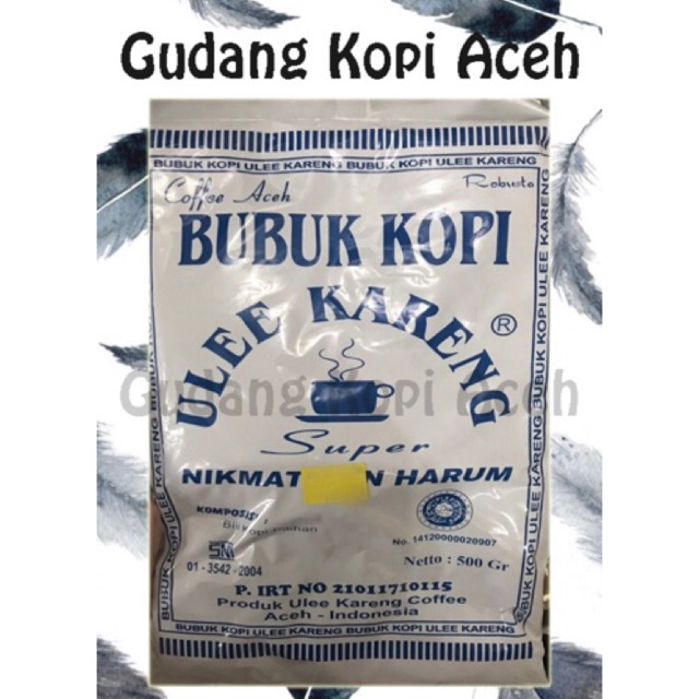 

kopi bubuk aceh merk ulee kareng 500gr