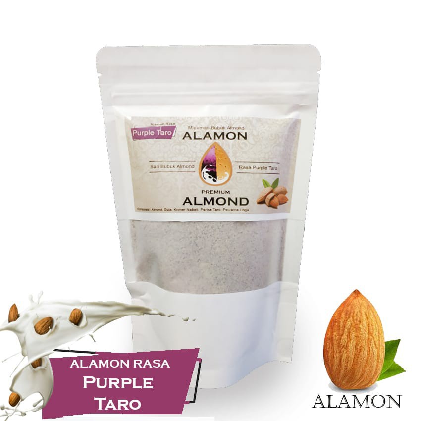 

Susu Almond Bubuk - Alamond - Rasa Taro | ASI BOOSTER | Minuman Kesehatan