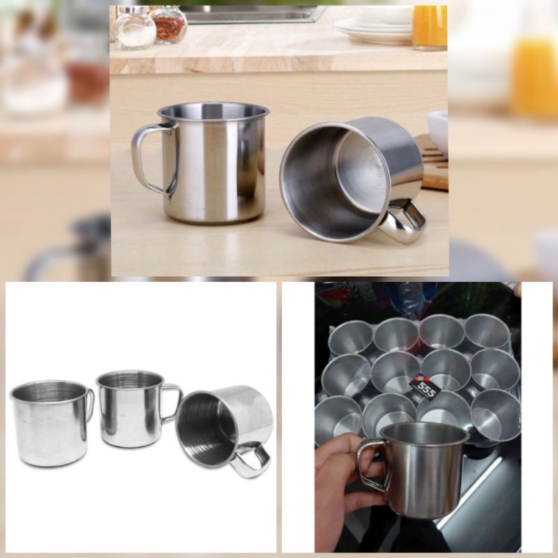 mug stainless steel/cangkir stainless/gelas stainless