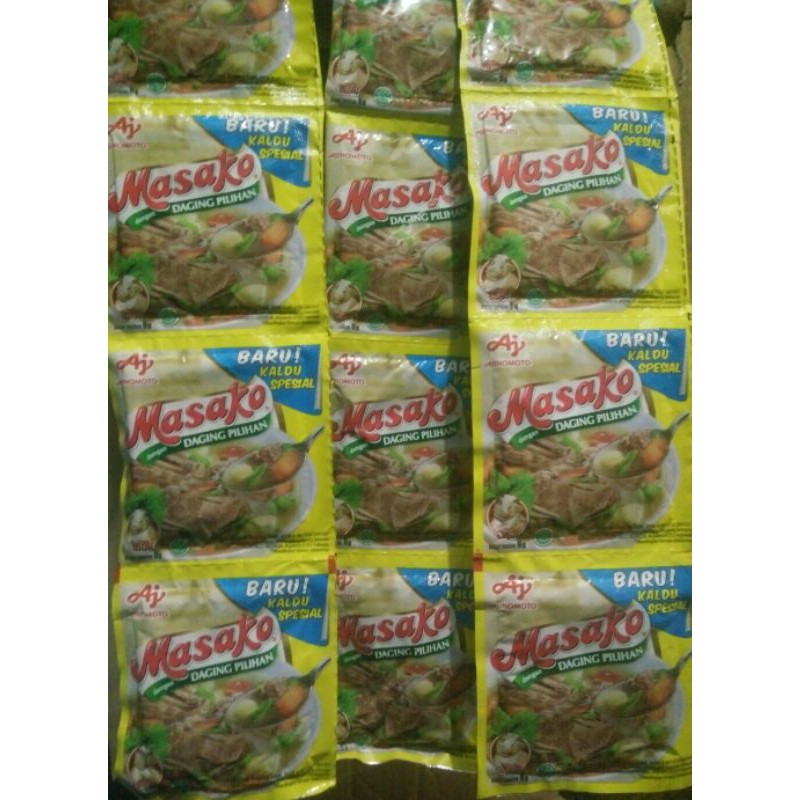 

Masako rasa sapi bumbu penyedap renteng