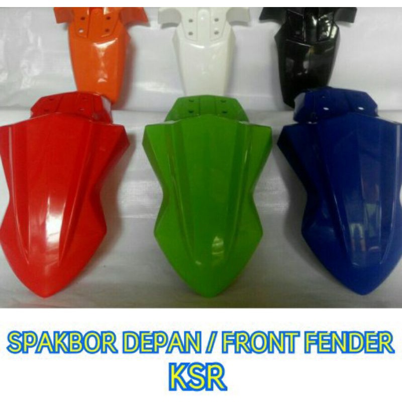 SPAKBOR DEPAN KSR SLEBOR DEPAN KSR FRONT FENDER KSR SPAKBOR MODIF MINIMOTO  COVER BODY TRAIL SUPERMO