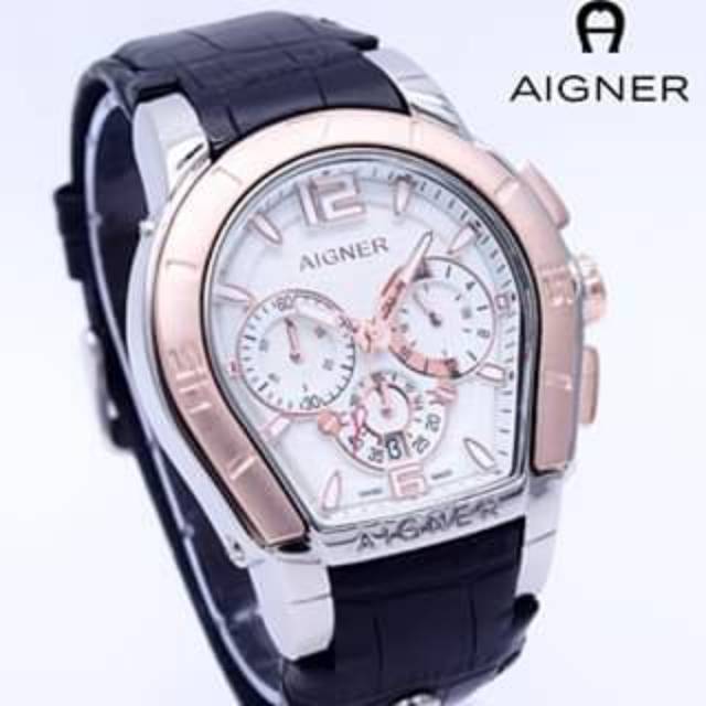 Aigner Palermo Strap Leather Tali kulit aigner