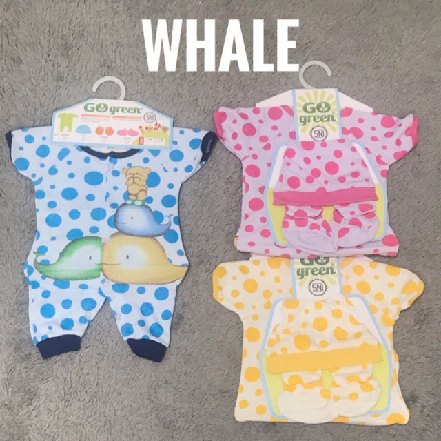 Jumper  Bayi Set 3 in 1 Go Green