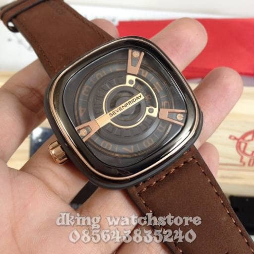 jam tangan pria seven friday seri M Automatic clone