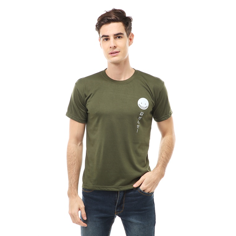 Hamlin Jack T-Shirt Atasan Kasual Kaos Pria Lengan Pendek SImple Design Material Cotton ORIGINAL - A