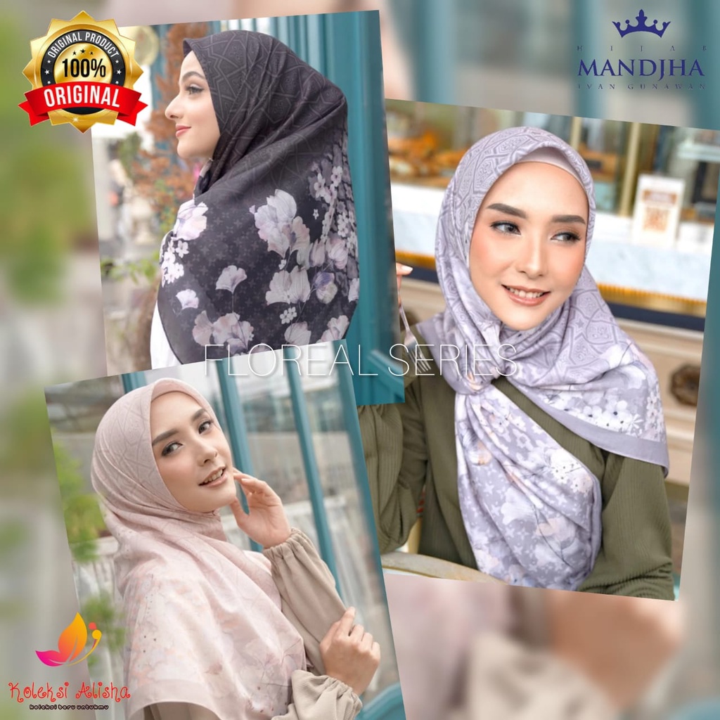 Floreal Scarf Series Mandjha Jilbab Hijab