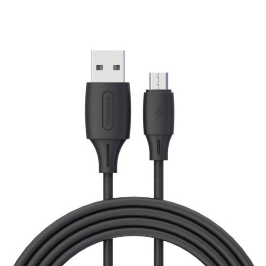 Kabel Data Charger Foomee NL10 2.4A Kabel Data Micro USB 100Cm