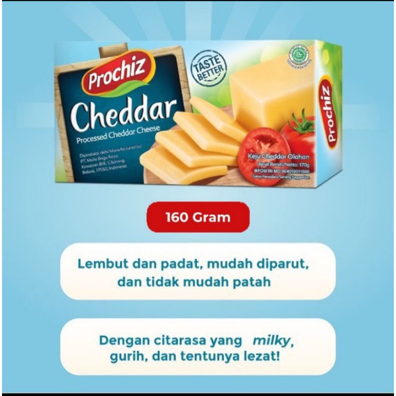 

KEJU PROCHIZ CHEDDAR 170gr