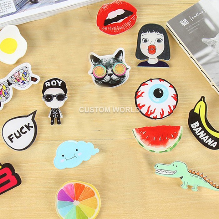 Ds01Dd Custom Pin Akrilik / Pin Badge / Bros Ukuran 5Cm - Doff Matte Vd02D21