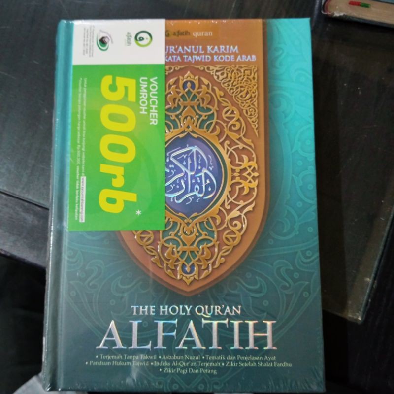 al qur'an al fatih ,al qur'an tafsir perkata tajwid kode arab A5(15×21cm)