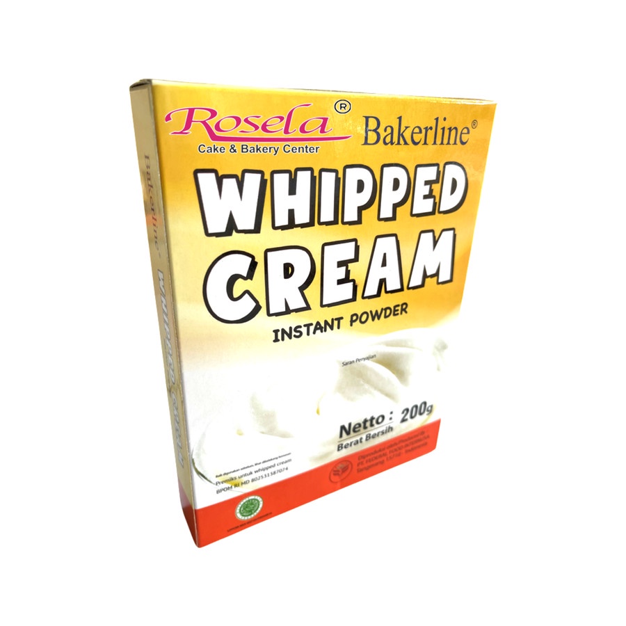 

Bakerline Whipped Cream 200 gram / Wippy Cream / Whip Cream