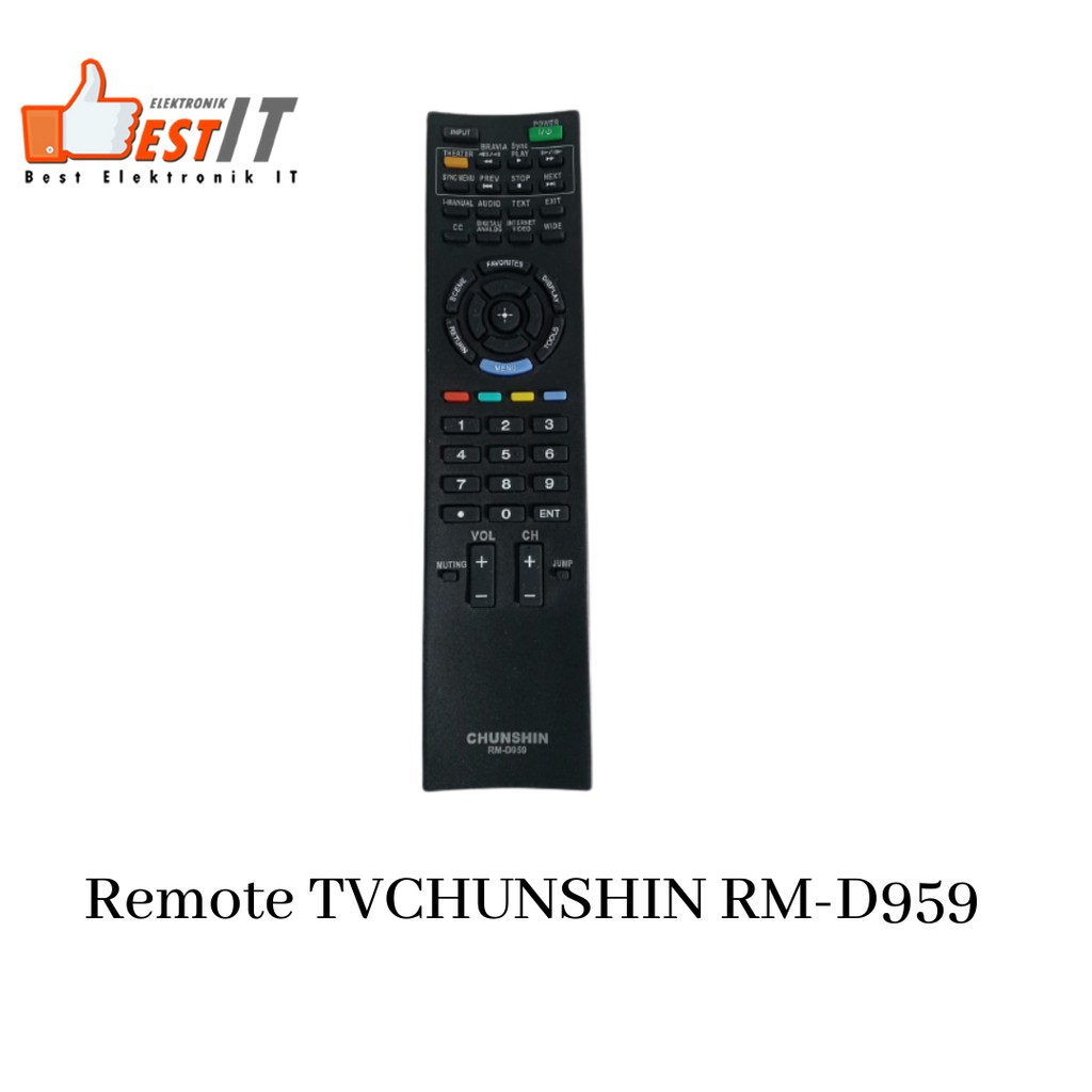 Remote Universal TV CHUNSHIN RM-D959