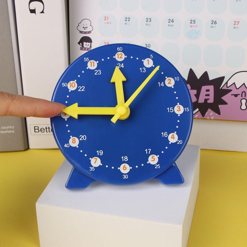 R-flower Learning Clock Mainan Montessori Alat Bantu Mengajar Alat Edukasi Jam Kognisi Matematika