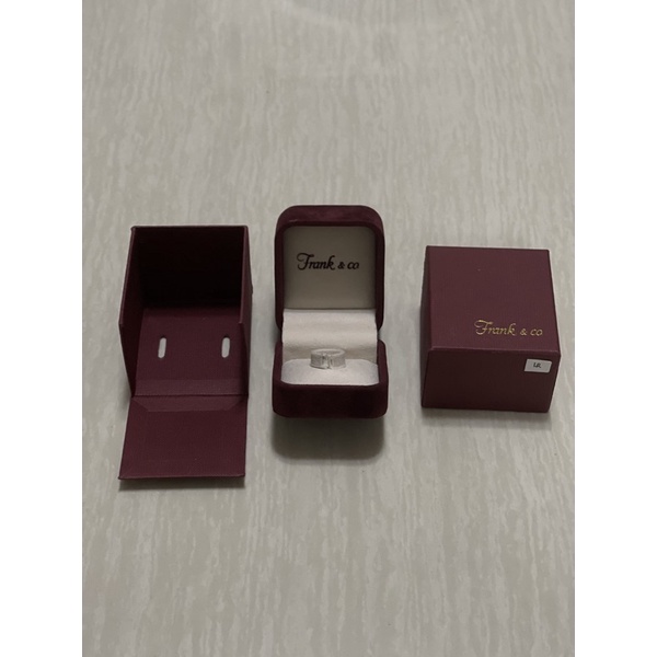 box perhisan frank and co cincin / kotak frank and co cincin ori bekas