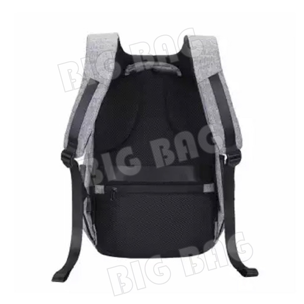 PTS -Tas Ransel  Anti Maling Tas Charger Tas Laptop - Grey