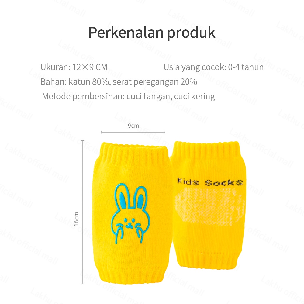 Lakhu kaos kaki pelindung lutut bayi anak merangkak anti slip/knee pad anak/kneepad bayi